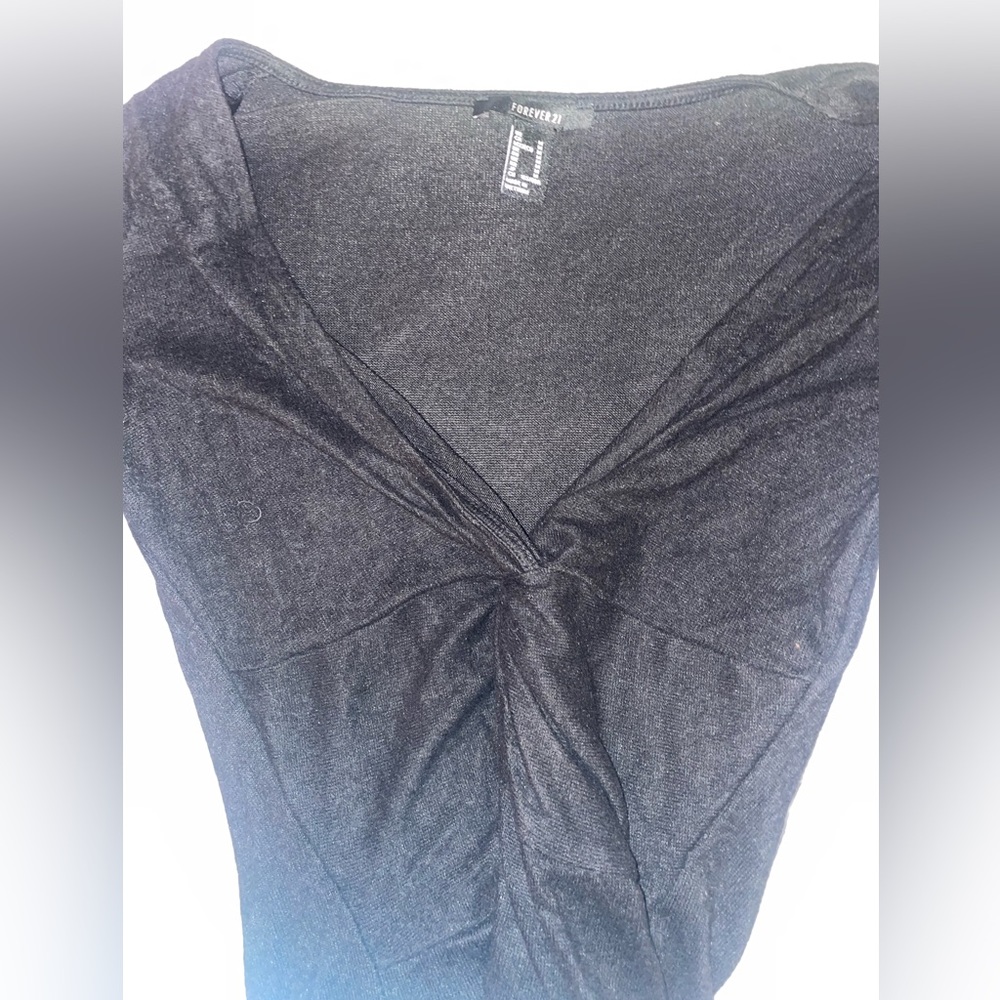 Black long sleeve body suit